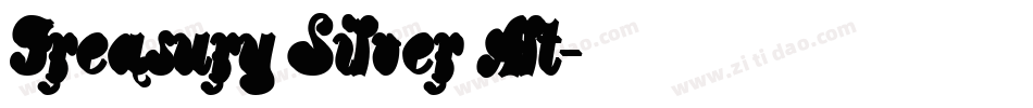 Treasury Silver Alt字体转换